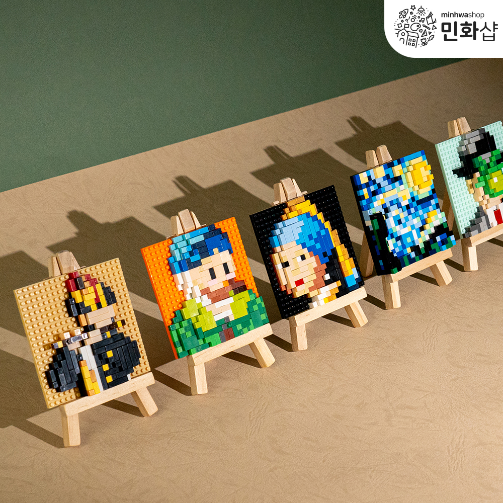 조립/입체 명화블럭만들기 조립취미 3d퍼즐 조립키트diy 피리부는소년I240019A : 민화샵