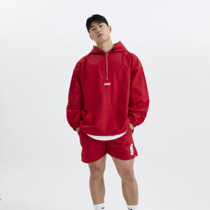 비스트모드 아노락 후드티 경량 바람막이 헬스 오버핏 짐웨어 BSMD 착용 후기 | 사이즈/핏 총정리 - 상품 이미지 2