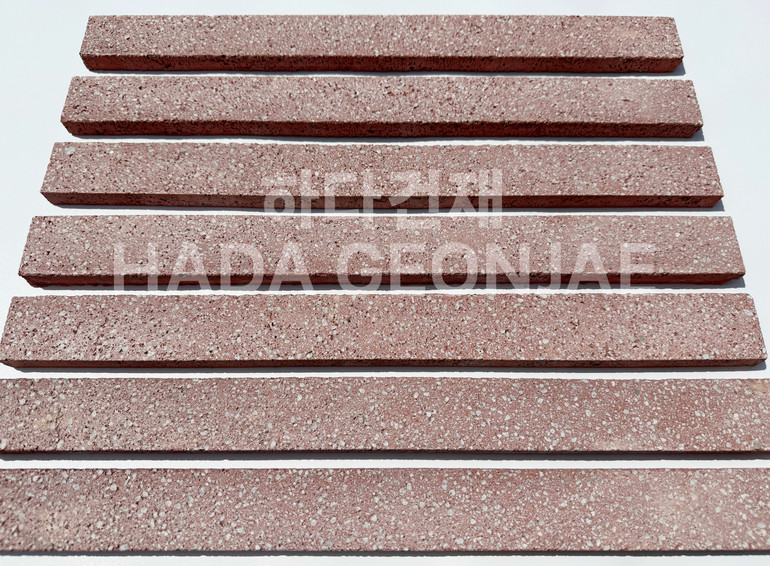 모노타일 500x45x17T 레드 / 하다건재 와이드벽돌타일