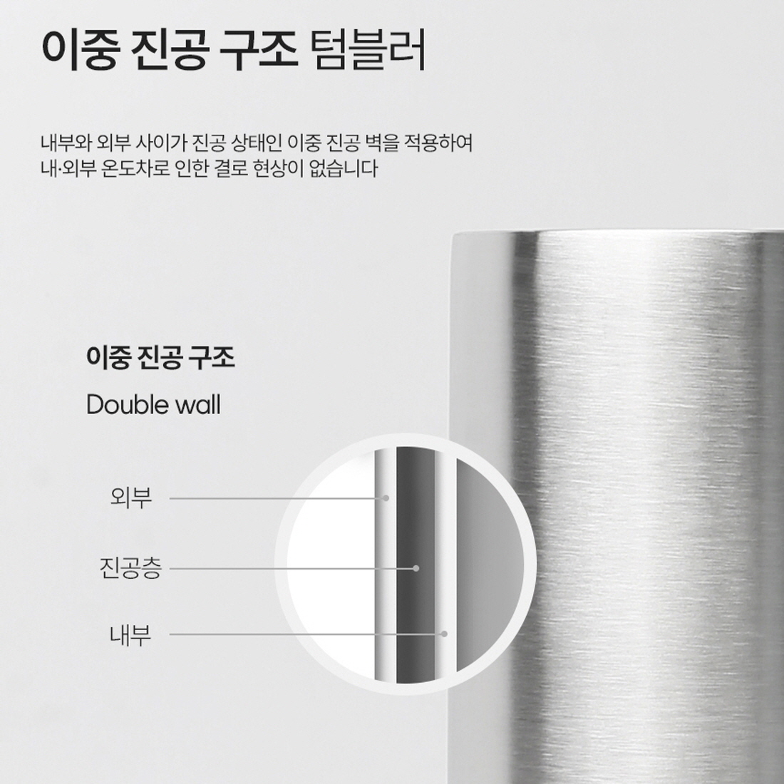더블 벤티 손잡이 텀블러 리유저블 캠핑 차량용 운동 탱크 텀블러 1160ml - 상세 이미지 3