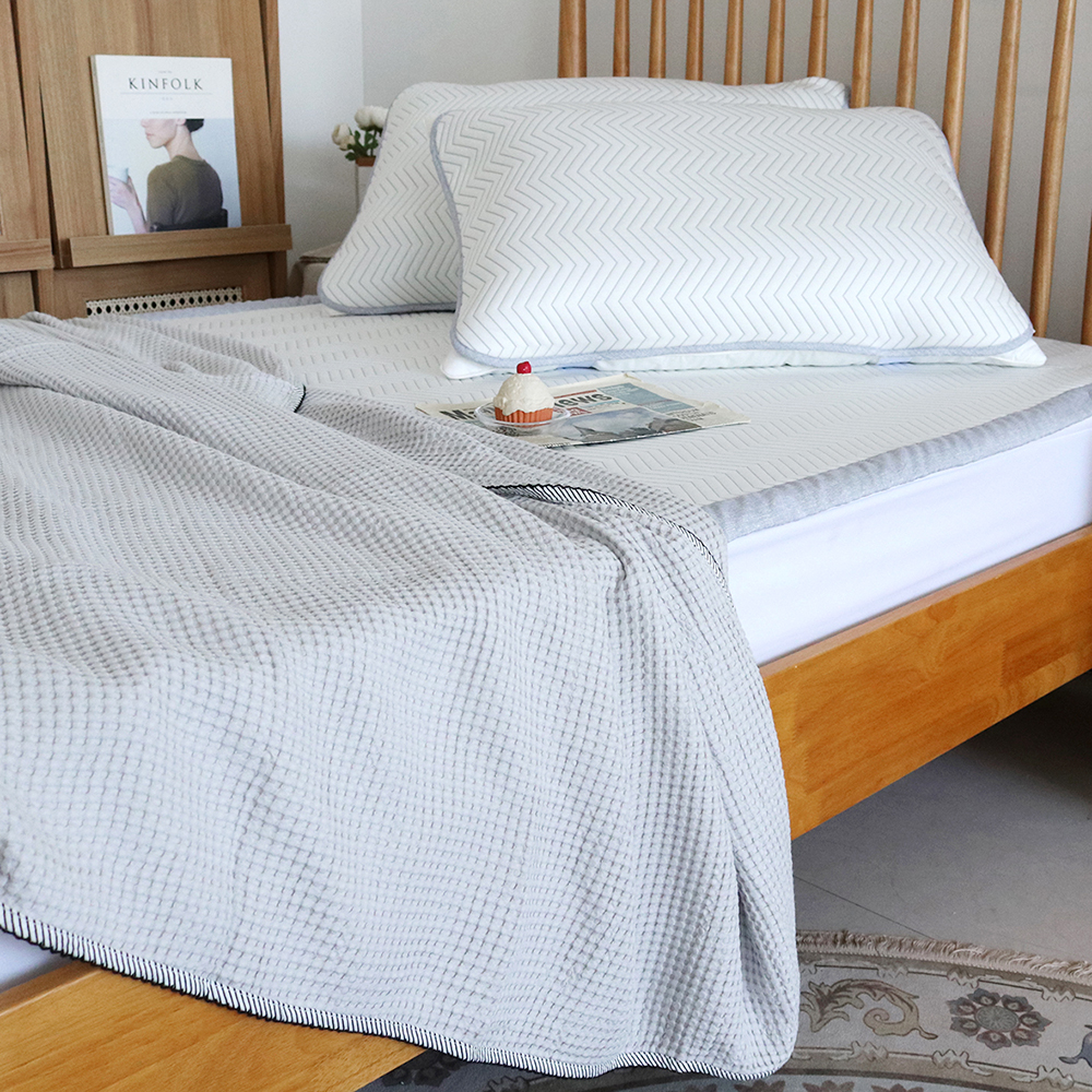 듀라론 냉감패드 매트리스 침대 패드 고정밴드 휴비스 여름 쿨매트 국내생산 SS Q