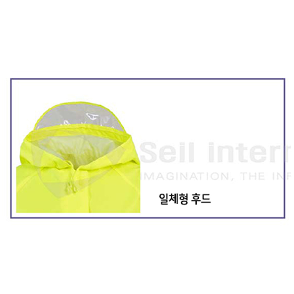제비표우의 코트형 녹색어머니 우비 SI-503 레저 안전 경량소재 패션우비 si503 - 상세 이미지 2