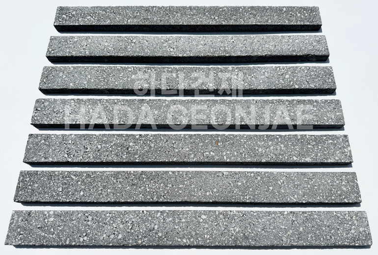 모노타일 500x45x17T 블랙 / 하다건재 와이드벽돌타일