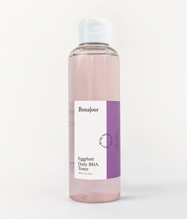 보나쥬르 가지 데일리 BHA 토너 / 비건인증 바하 약산성 각질토너 205ml - 상세 이미지 2
