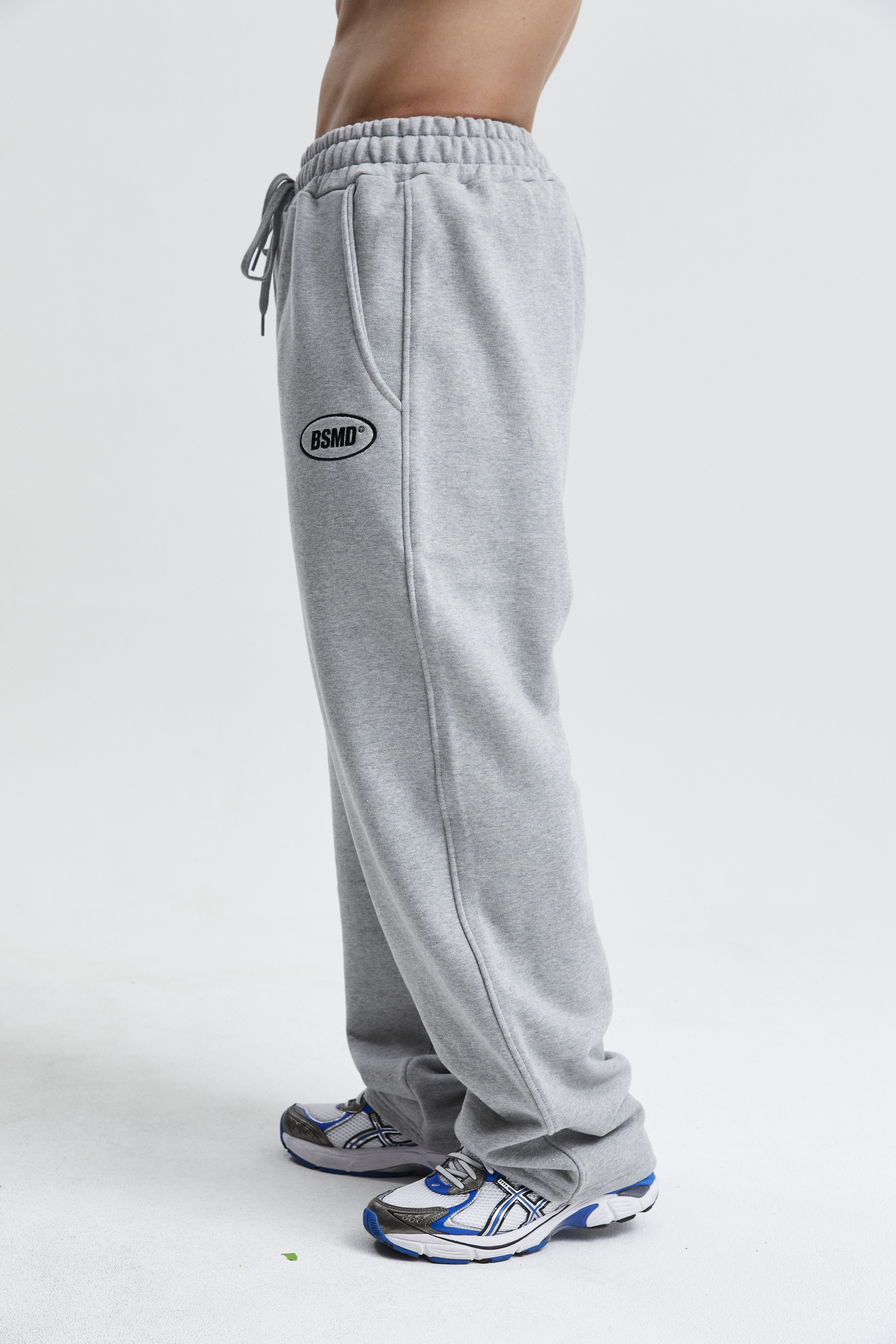 비스트모드 세미와이드팬츠 트레이닝 헬스 오버핏 긴바지 짐웨어 BSMD 이미지 3