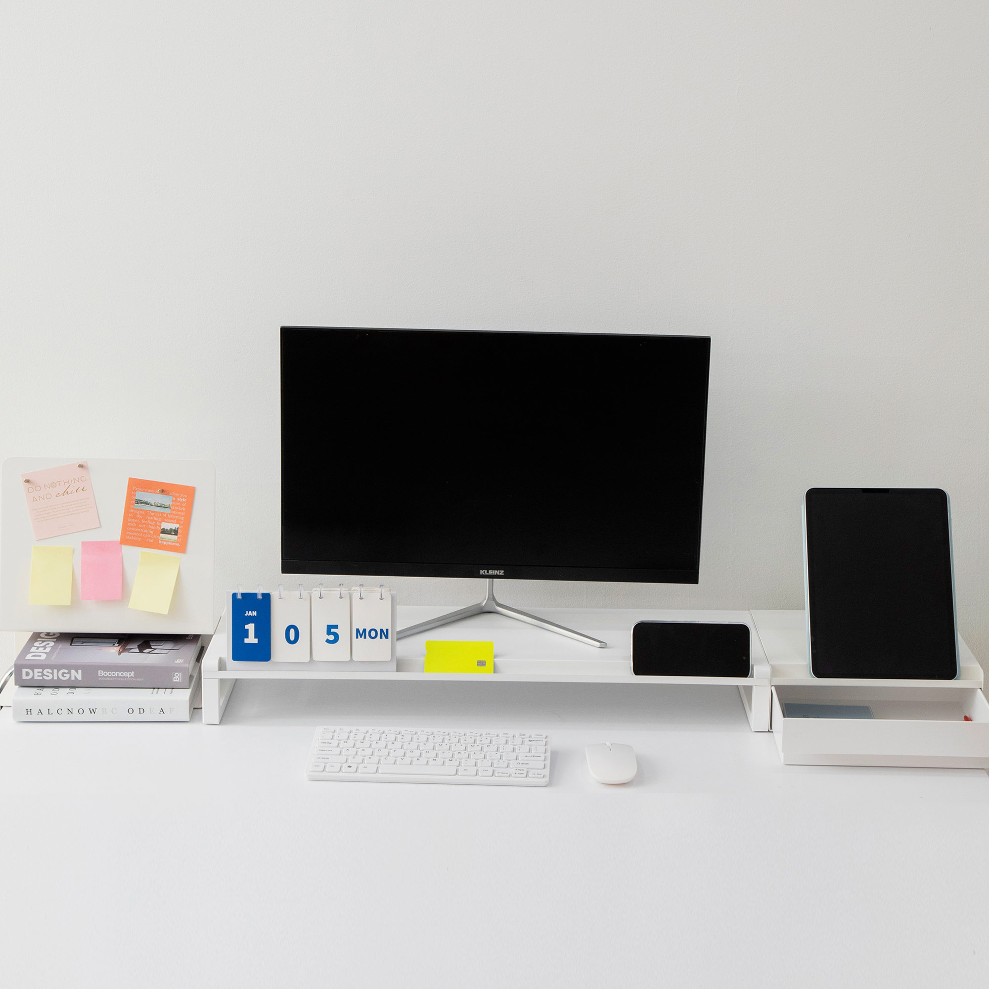 [멀티거치]스톤힐 모니터받침대 컴퓨터 메탈스탠드 MS-01 400 8 이미지 3