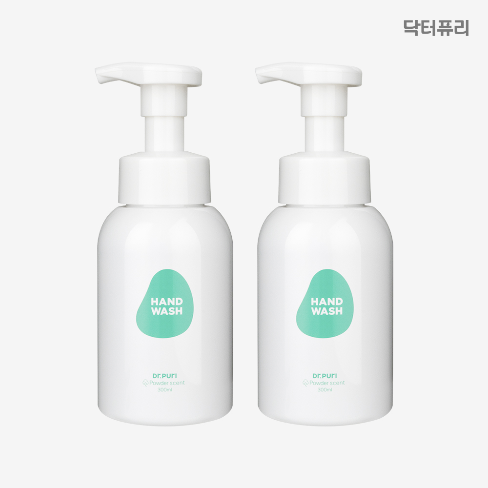닥터퓨리 거품형 핸드워시 300ml 파우더향 돌잔치 답례품 알러젠프리 300ml, 2개 - 상세 이미지 3