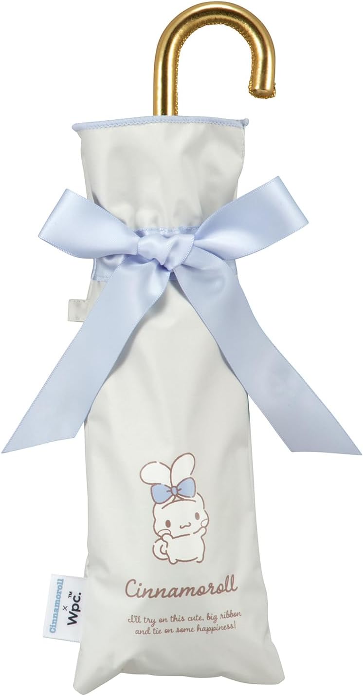 Wpc x 산리오 Sanrio 시나모롤 접이식 우산 UV 차단 양산 50cm - 상품 이미지