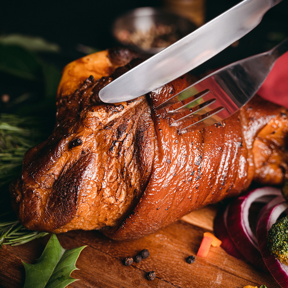 (제주햄)제주 흑돈 흑돼지 독일식 족발 슈바인학센 전족 후족