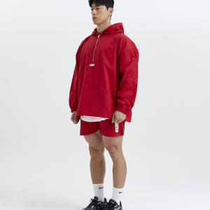 비스트모드 아노락 후드티 경량 바람막이 헬스 오버핏 짐웨어 BSMD 착용 후기 | 사이즈/핏 총정리 - 상품 이미지 3