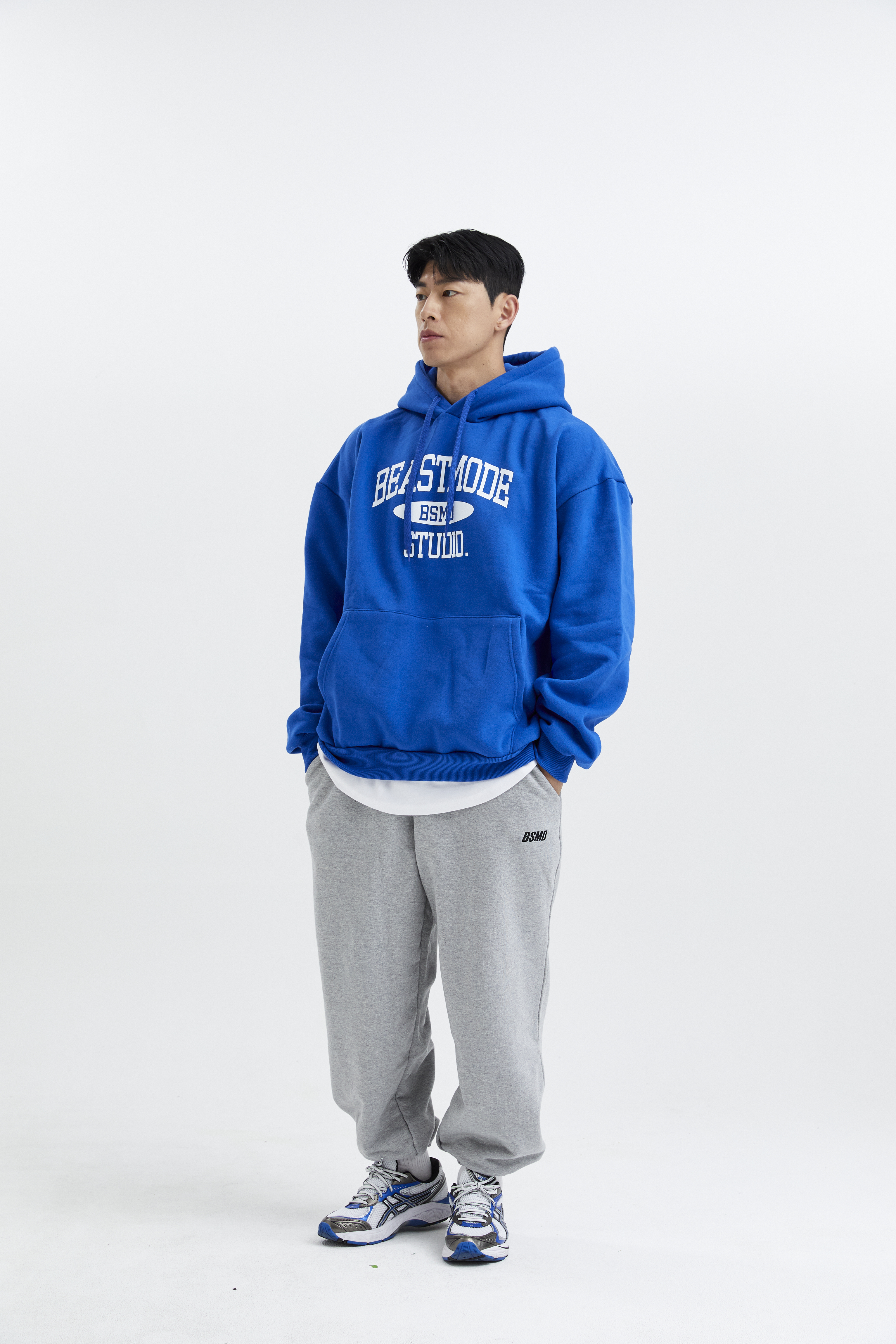 비스트모드 세미벌룬 트레이닝 조거팬츠 헬스 긴바지 남자 오버핏 짐웨어 BSMD