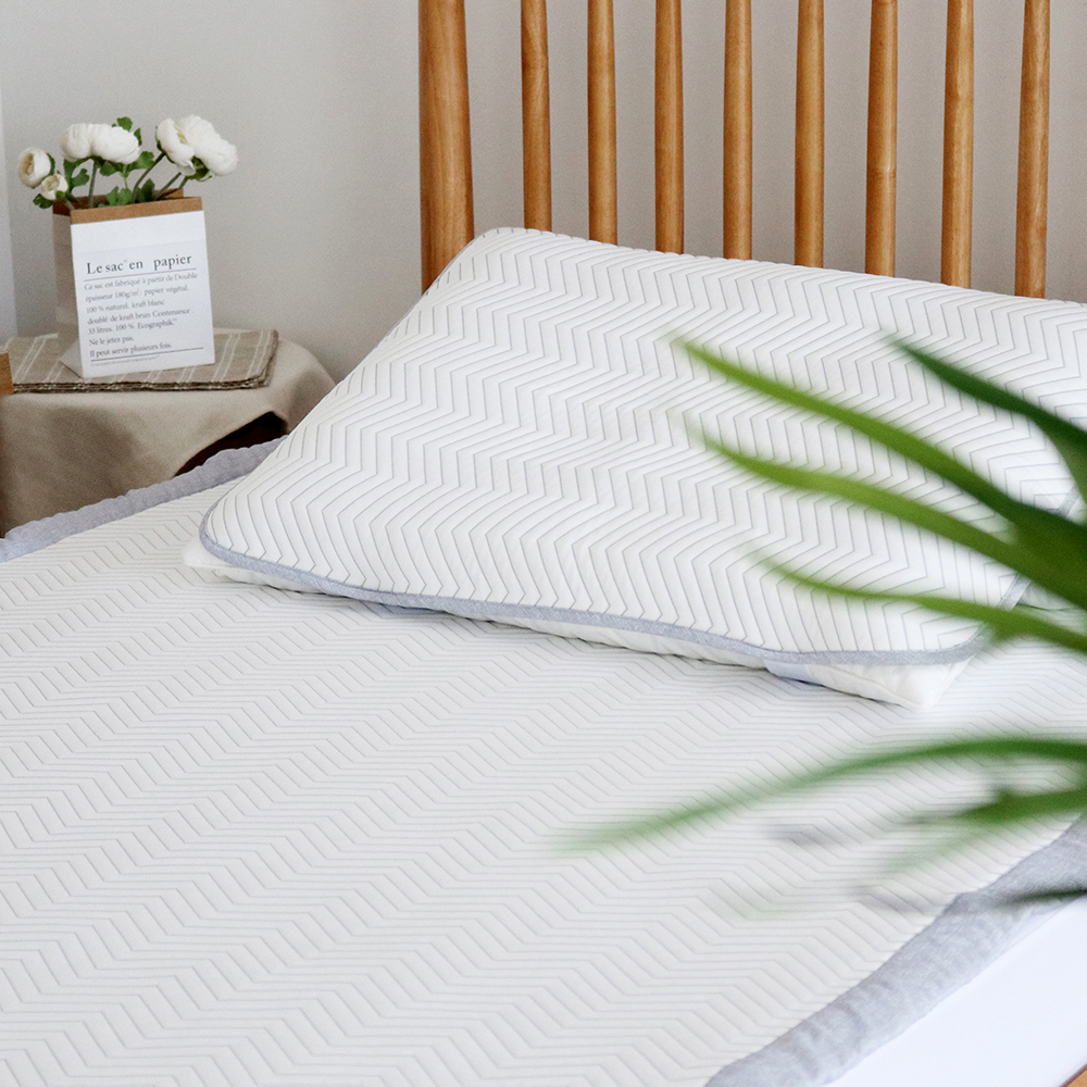 피넛버터젤리 향균 쿨링 듀라론 침대 냉감 패드 휴비스 쿨매트 국내생산냉감패드 SS/Q