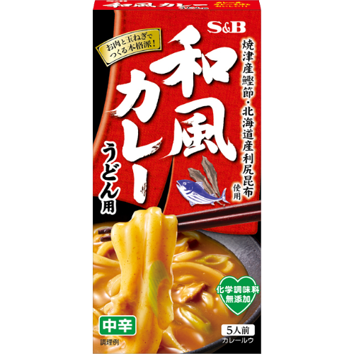 에스비 S&B 와풍 일본식 카레 우동용 보통맛 / 일본카레 커리 중간 매운맛 - 상품 이미지