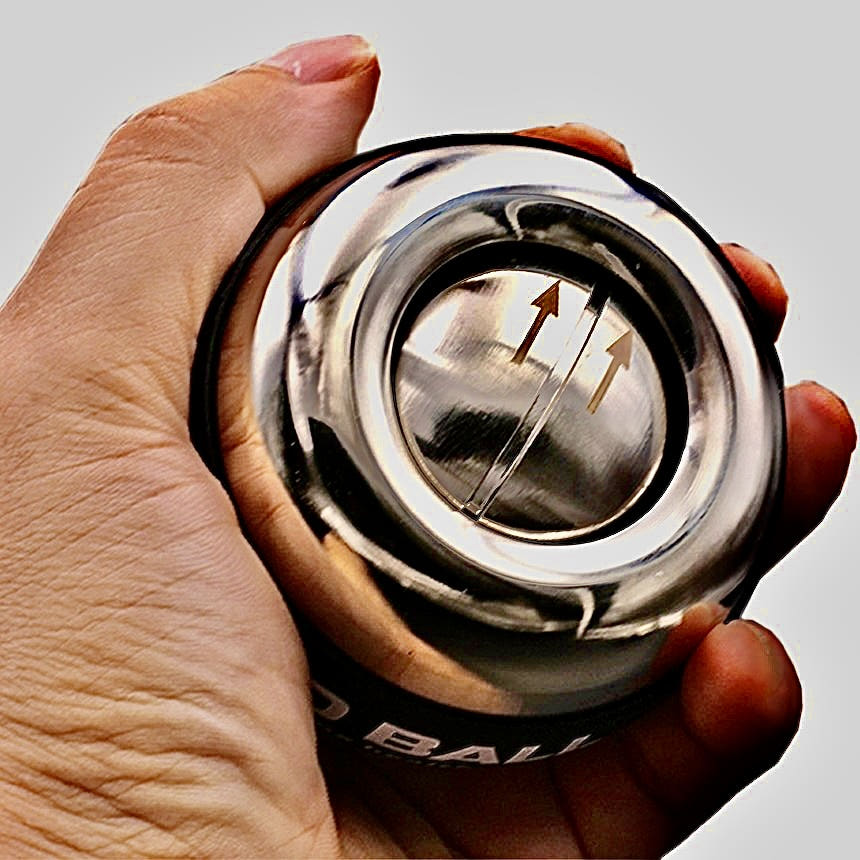 자이로볼 운동 모습 1