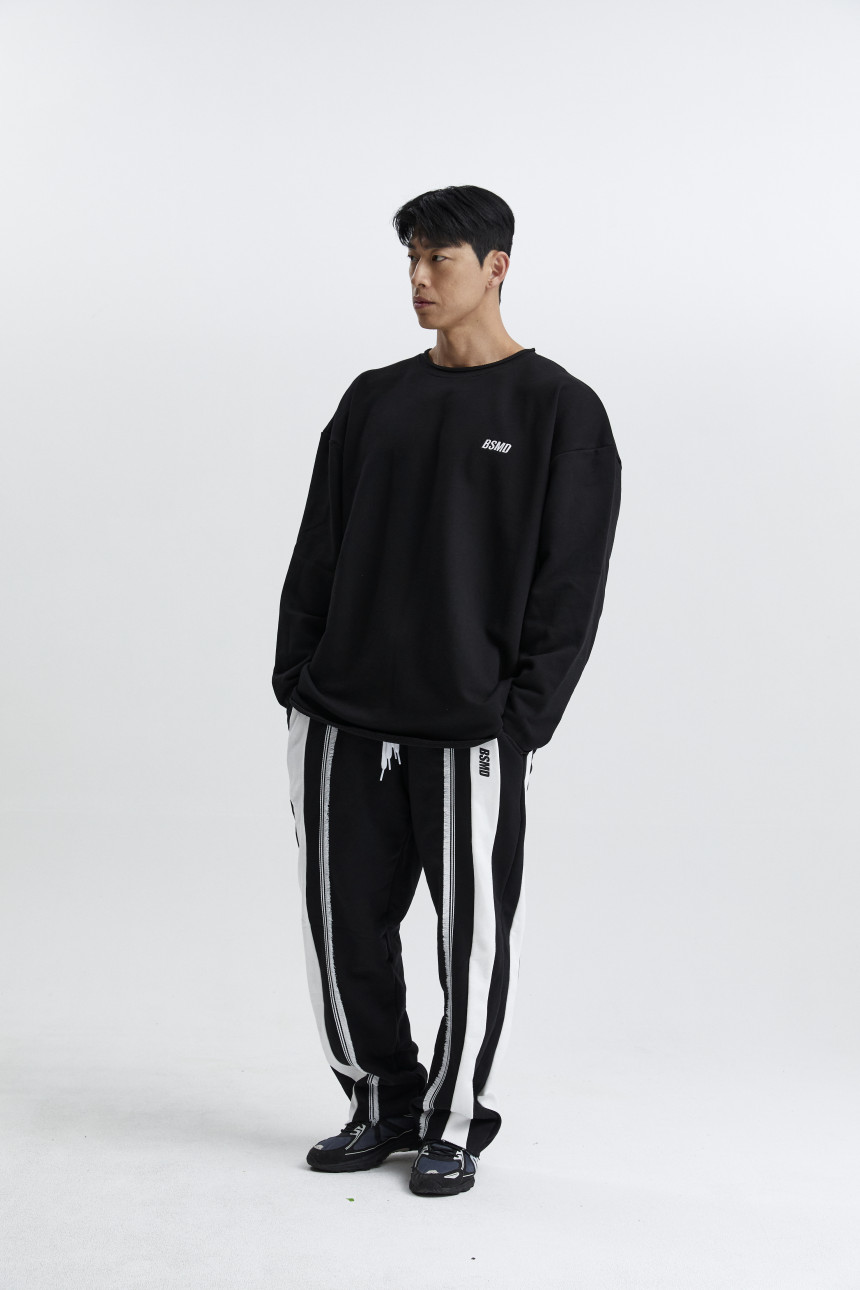 비스트모드 루즈핏 데끼 롱슬리브 오버핏 긴팔 맨투맨 짐웨어 BSMD