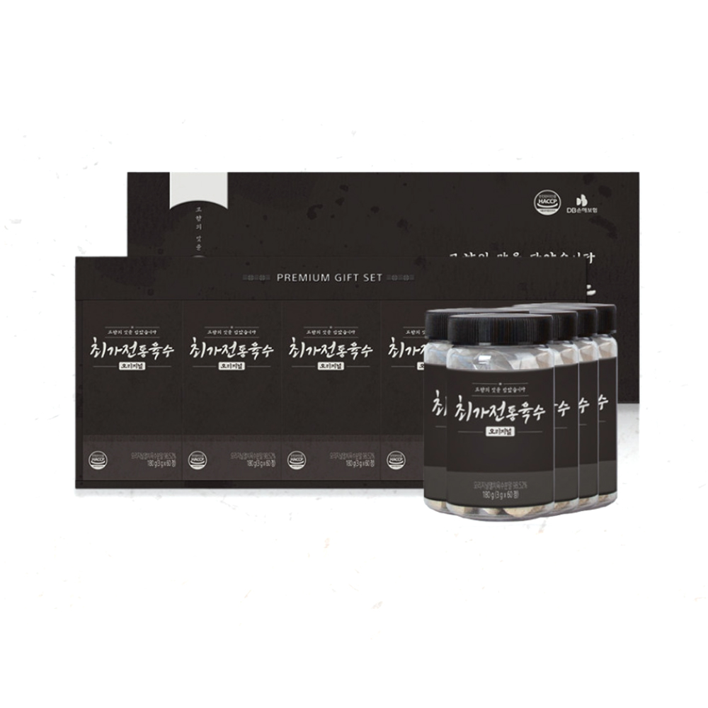 최가전통육수 프리미엄 선물세트 멸치 고체 코인 육수 900g (3gx60정 5개입) - 메인 이미지