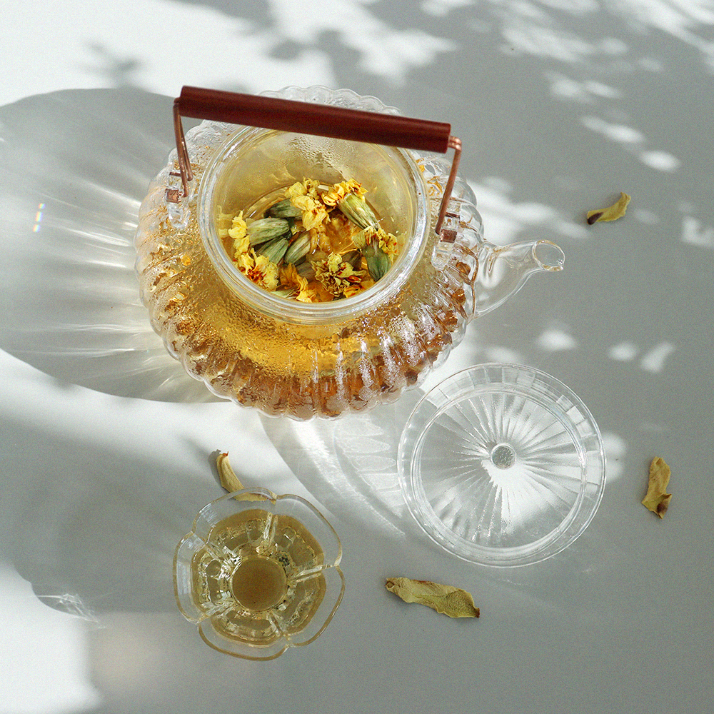 알펜로제 펌킨 유리 티팟 550ml 차우림