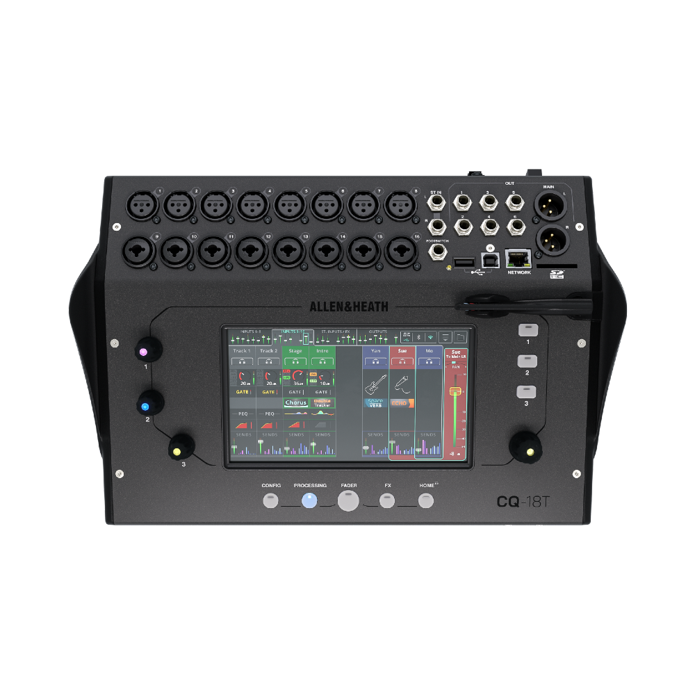 알렌히스 ALLEN & HEATH CQ18T 디지털믹서 터치스크린 포함