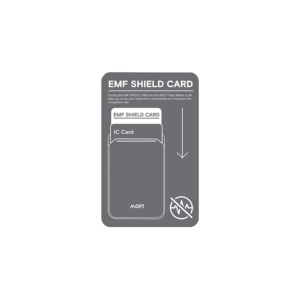 MOFT 전자파 차단 카드 EMF 차폐 대중교통 단말기 중복 인식 방지 - 상품 이미지