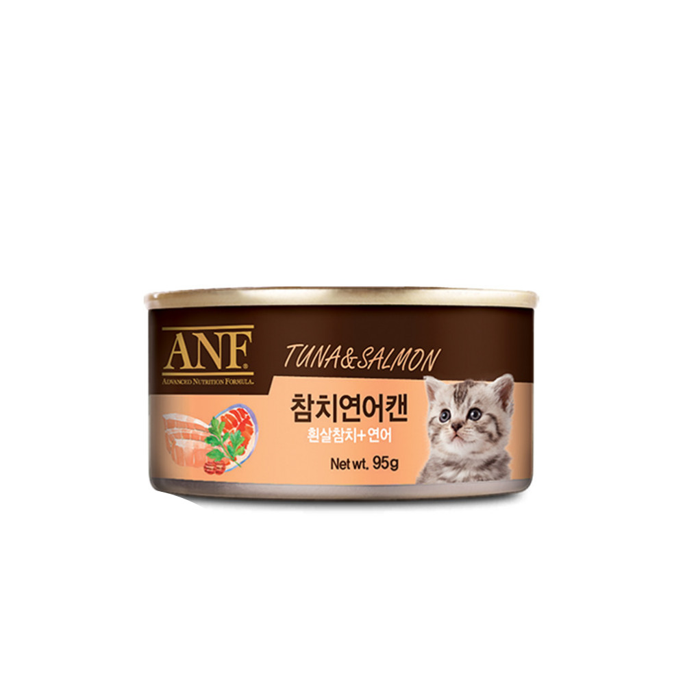 ANF 고양이 캔 습식 간식캔 참치연어, 95g, 1개 - 상품 이미지