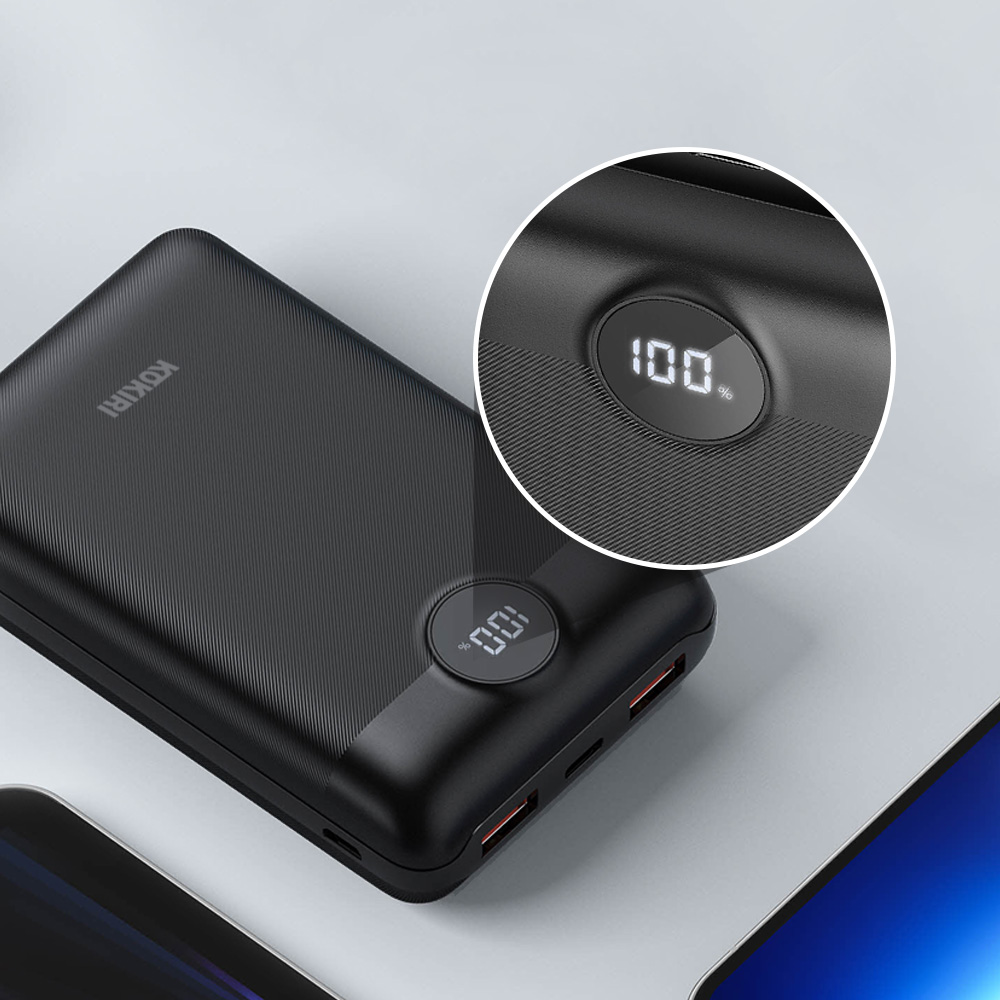 코끼리 20000mAh 보조배터리 미니 슬림 대용량 휴대용 고속 C타입 경량 가벼운 비행기