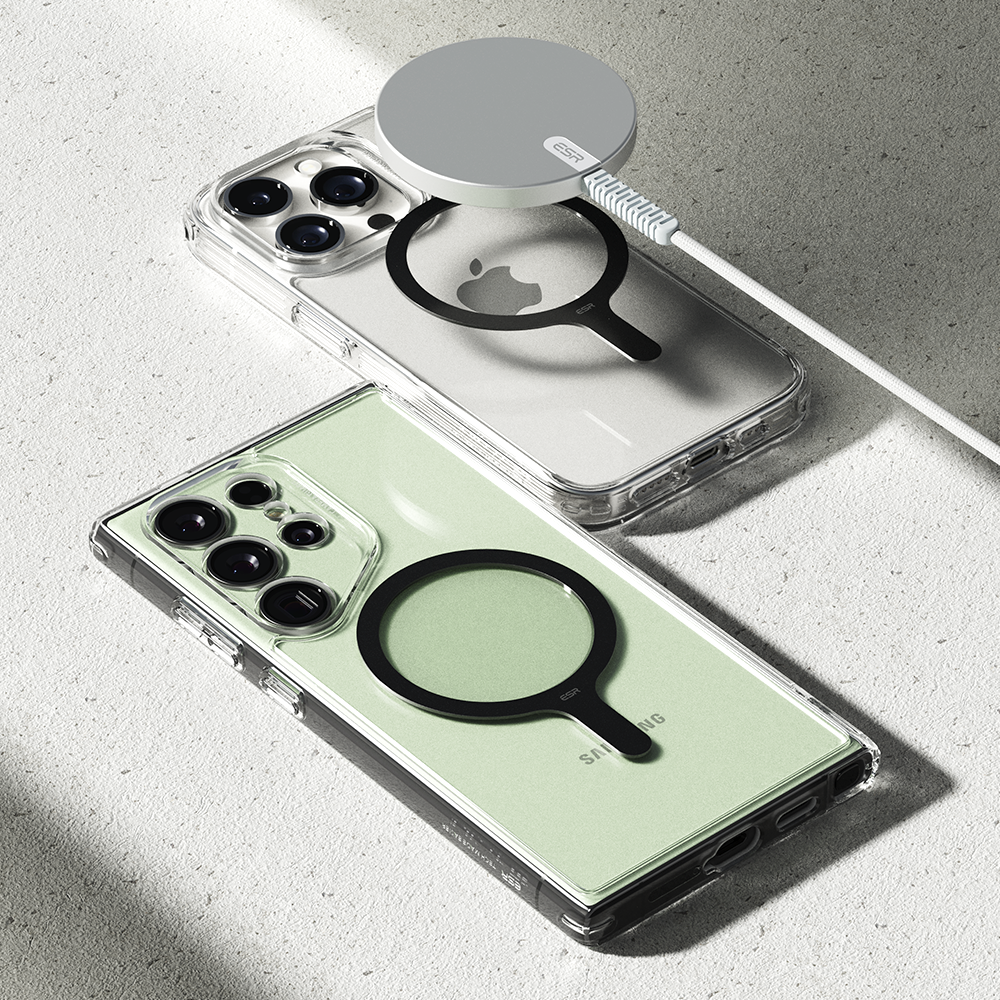 ESR 할로락 맥세이프 아이폰 갤럭시 핸드폰 휴대폰 마그네틱 자석 호환 링 스티커 2개