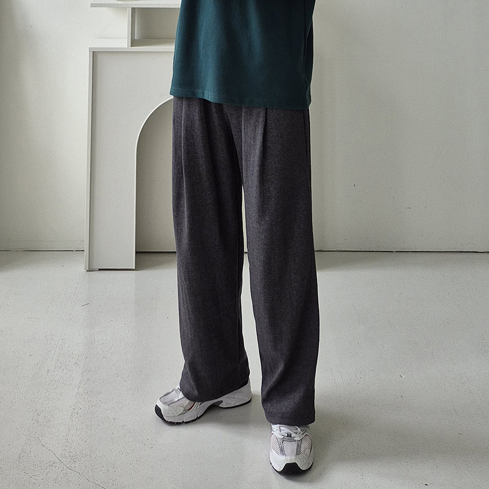 남자 와이드팬츠 트레이닝 밴딩 팬츠 바지 남성면바지 - 상세 이미지 3