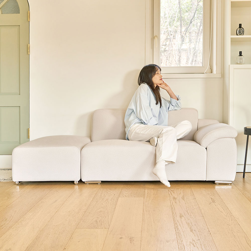 늘나른 허그 2인용 이지클린 발수 아쿠아텍스 패브릭 소파