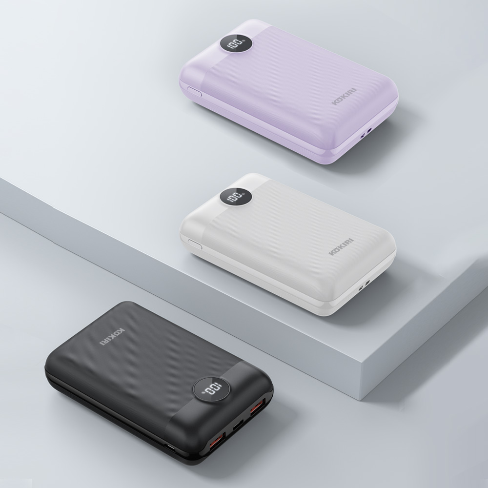 코끼리 20000mAh 보조배터리 미니 슬림 대용량 휴대용 고속 C타입 경량 가벼운 비행기