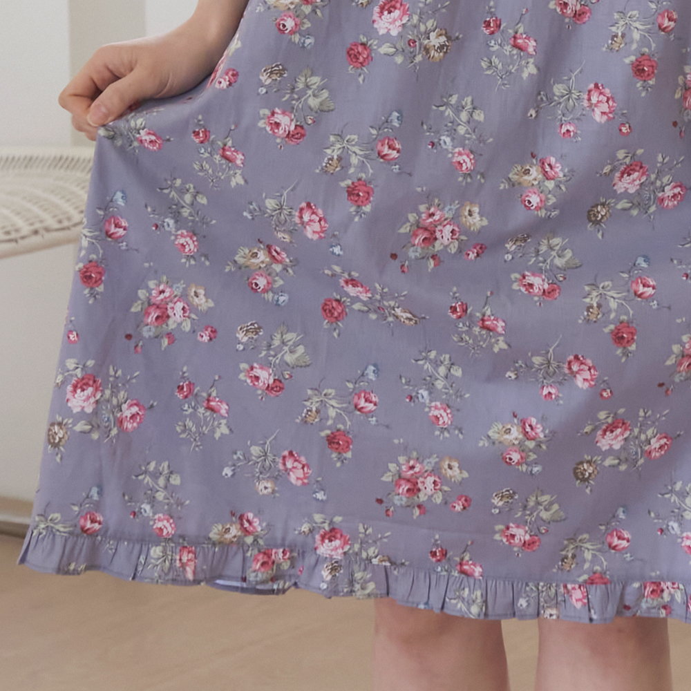 여성 나시 원피스 홈웨어 면 플라워  24S144-3(60수순면)