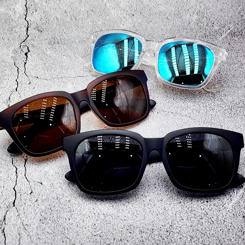 가벼운 빅사이즈 국산 편광렌즈 골프 남자 뿔테 미러 낚시 선글라스 썬그라스