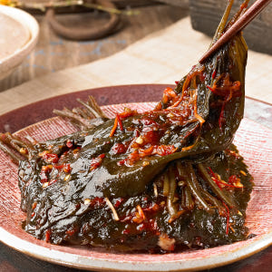 참가득 짜지 않고 향긋한 깻잎김치 450g, 1개 맛있게 먹은 솔직 후기 - 상품 이미지 2