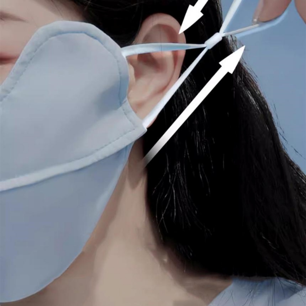 기미방지마스크 얼굴가리는 운전 캐디 골프 이미지 7