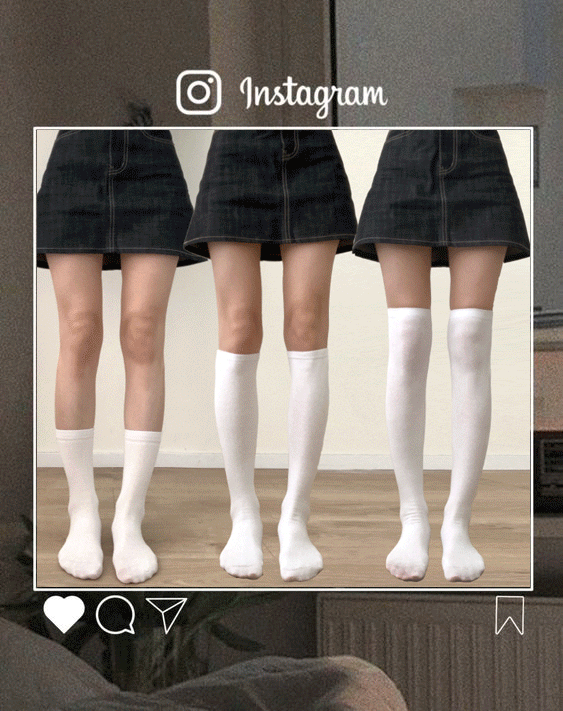 [❤️묶음할인/당일출고/봄양말91종❤️] 데일리 시스루 니삭스 봄 양말 모음 상세 이미지 5