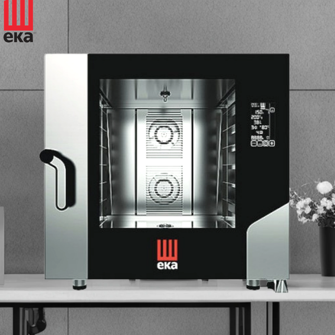 에카오븐 6단 업소용오븐기 대형 컨벡션 콤비 스팀 제과제빵 구이 급식 664BM 블랙마스크