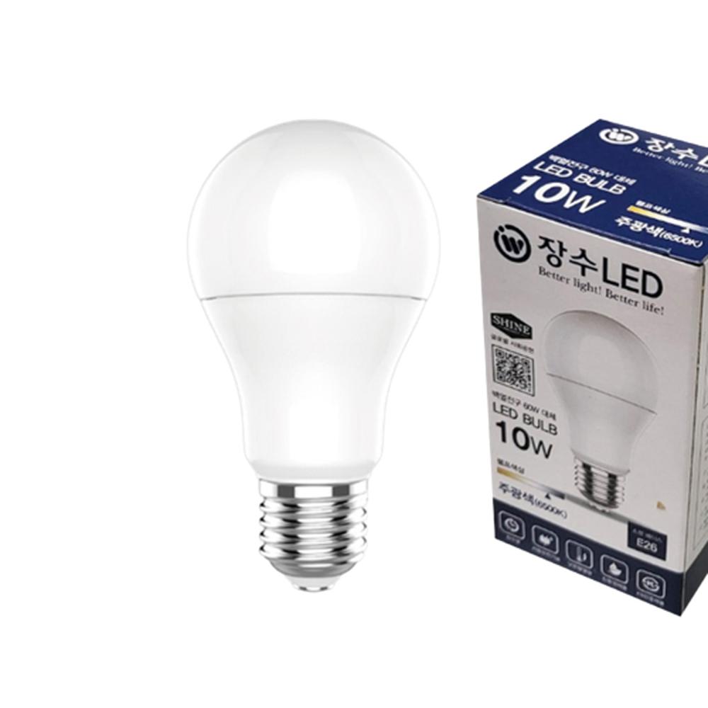 백열등 모양 LED전구 주광색 E26 10W