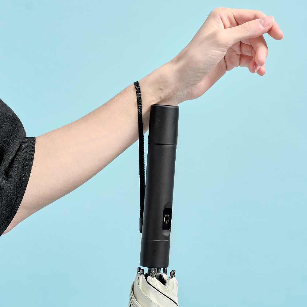 프롬비 이글루 UV자외선 차단 골프 양산 선풍기우산 27인치 FE246 블랙