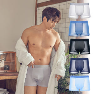 남자 팬티 드로즈 아쿠아 / 사각 아이스 쿨링 스판 속옷 언더웨어 세트 ... 착용 후기 | 사이즈/핏 총정리 - 상품 이미지 1