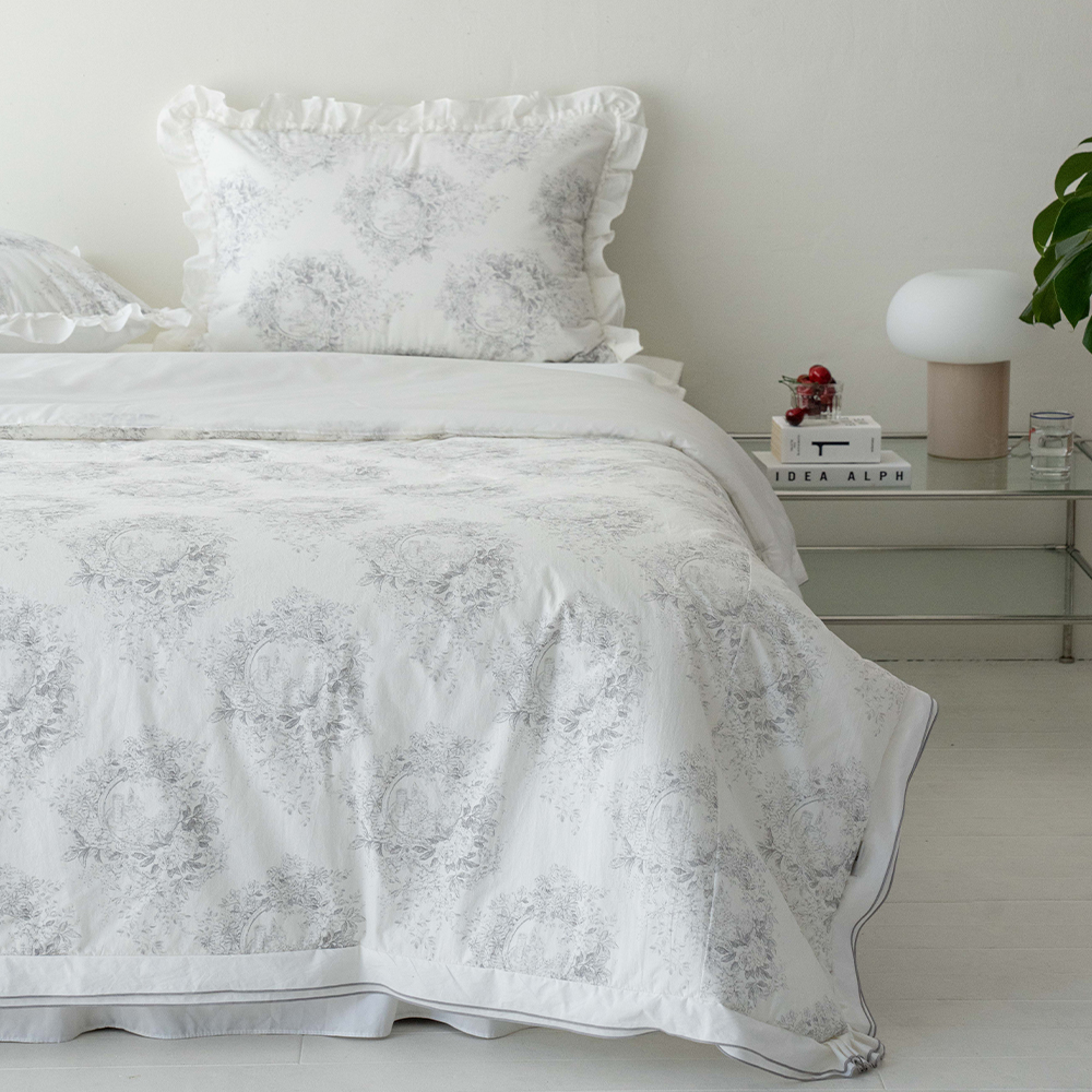 송화침장 여름 호텔식 냉감이불 고밀도 순면 럭셔리 고급이불 간절기침구