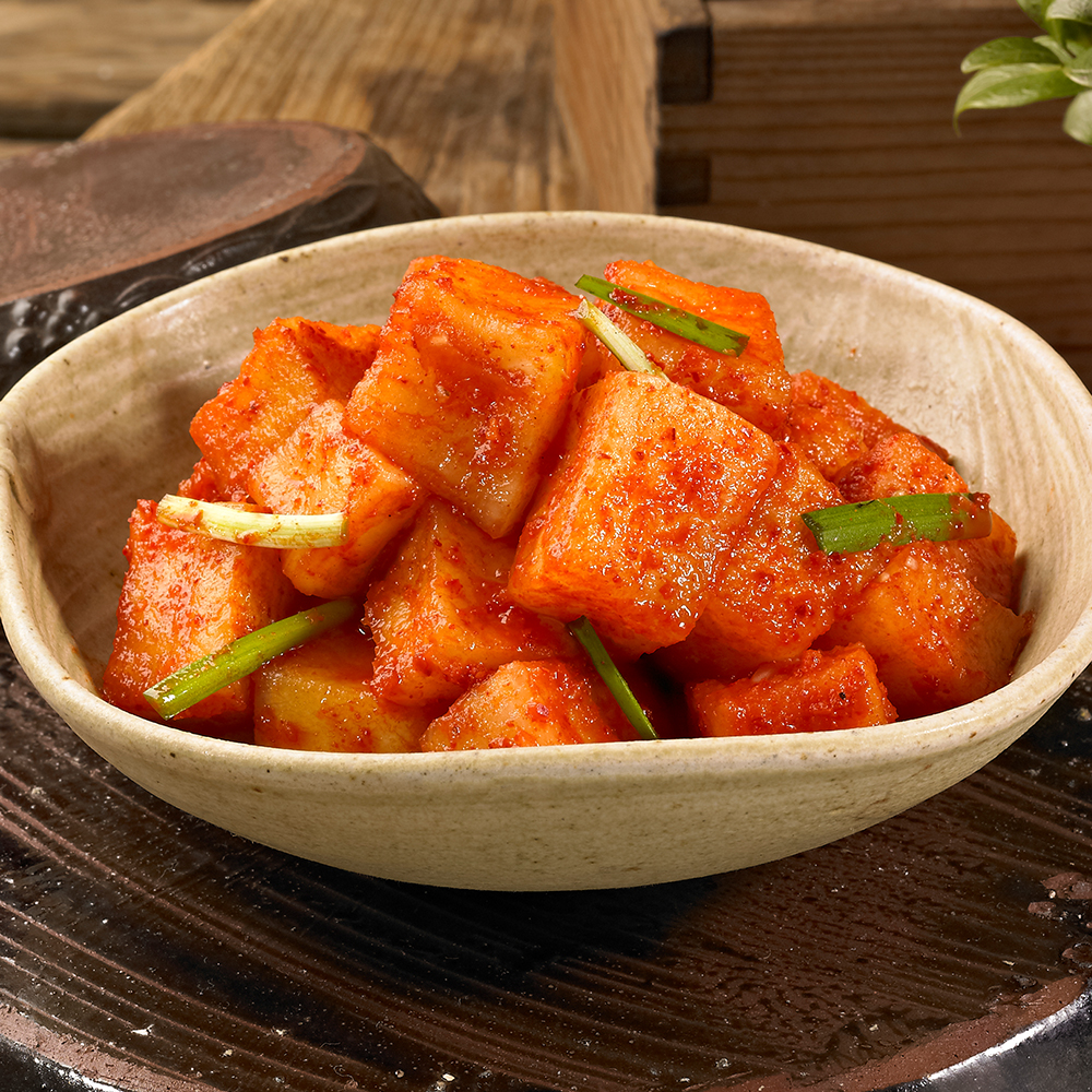 [100% 국산] 참가득 아삭한 깍두기 1kg, 1개 - 상세 이미지 2