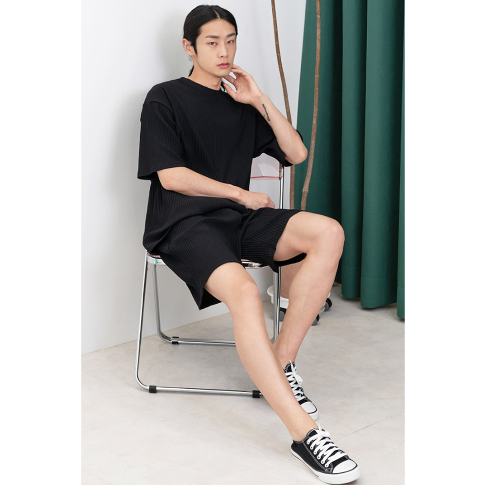 집에서입는반바지 파자마 성인실내복 남자플리츠 잠옷 이지웨어 - 상세 이미지 5