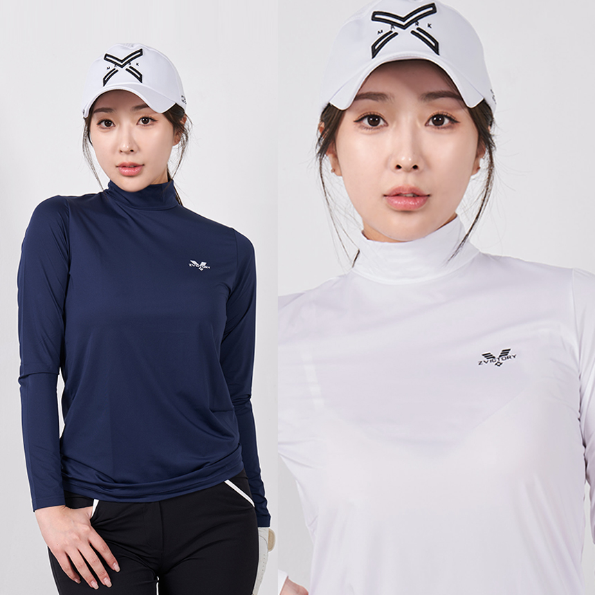 투빅토리 스텐다드 반목 긴팔티 빅사이즈 99까지 여성골프웨어 골프이너웨어 쿨냉감