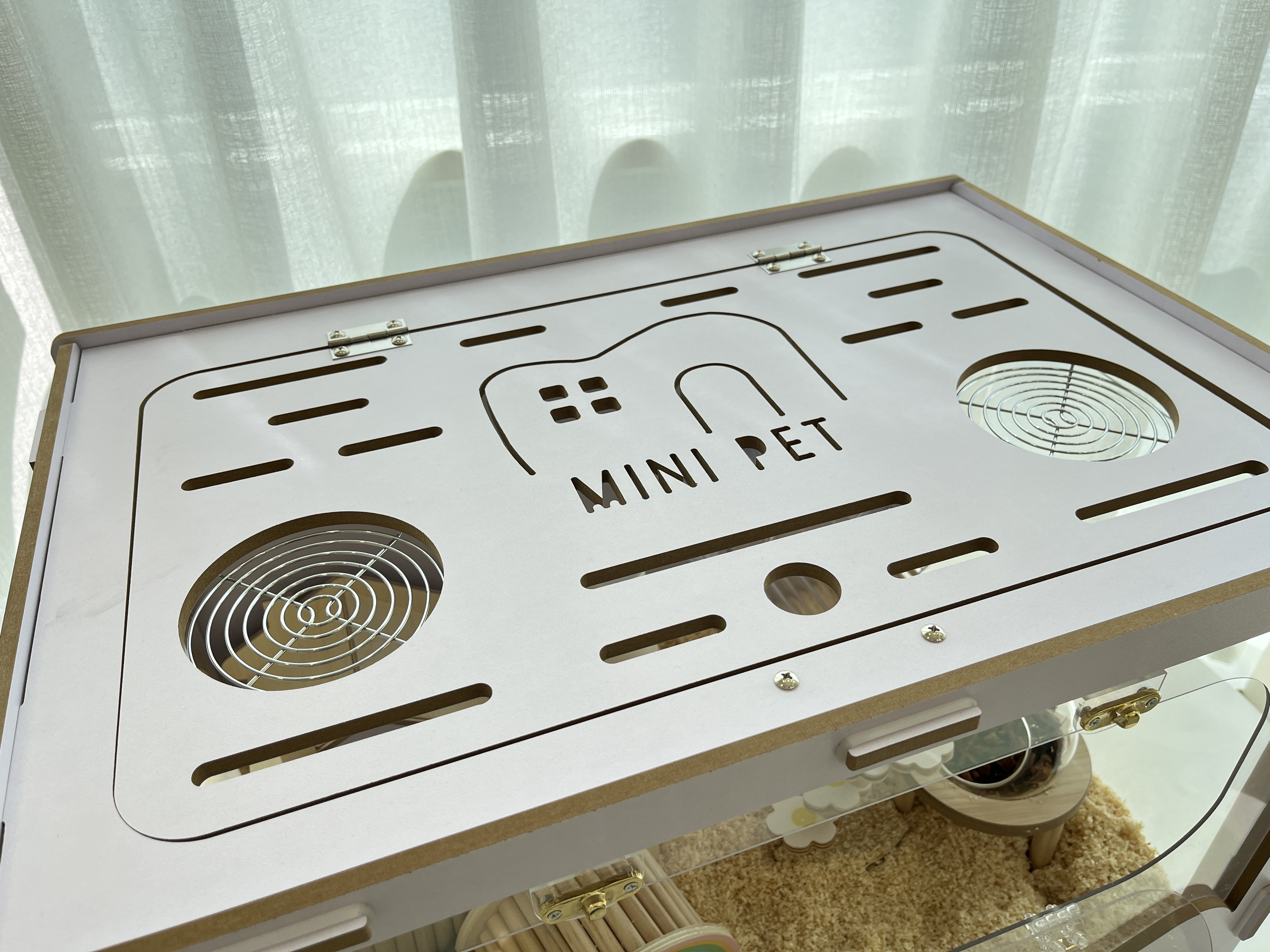 미니펫 윈터 햄스터케이지 집 대형 아크릴 하우스 사육장