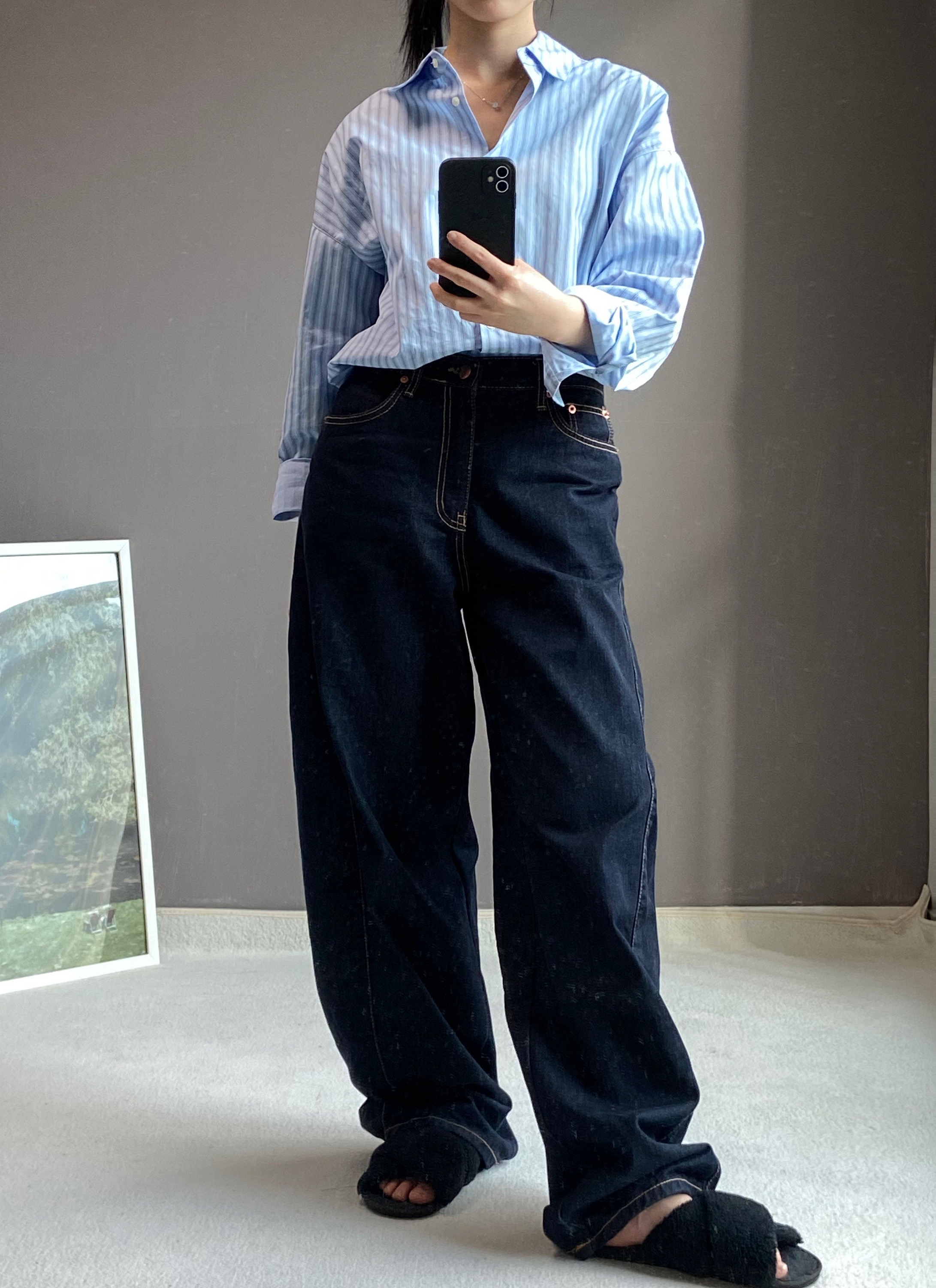 비츠앤밥스 BAGUETTE STRIPED SHIRT