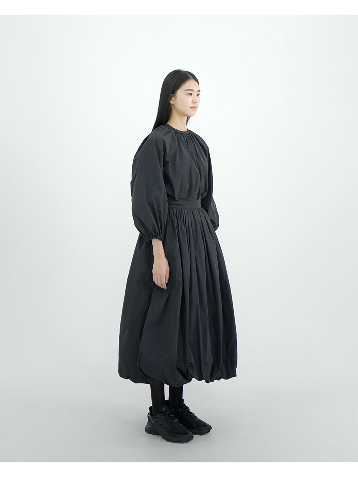 유노이아 EUNOIA MOSS SKIRT BLACK : TRIPLESTORE