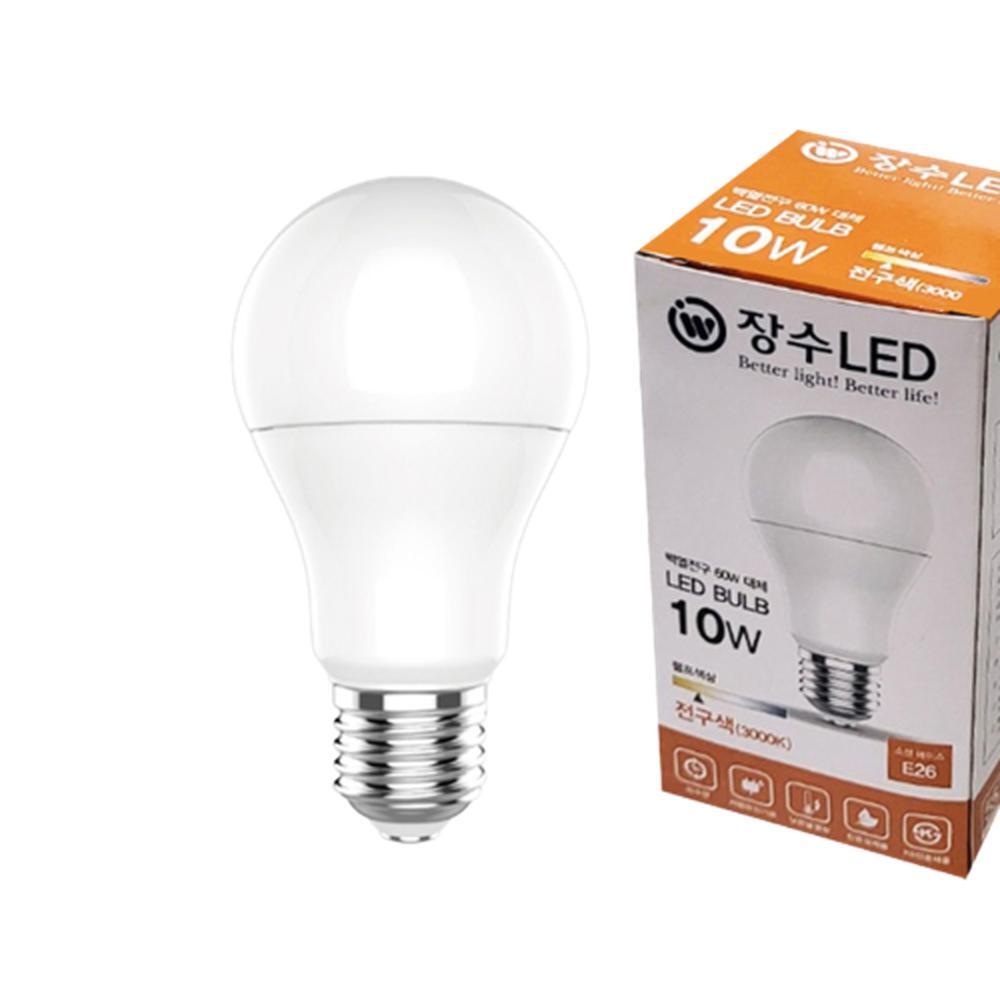 고효율 LED전구 램프 E26 10W 3000K 820lm