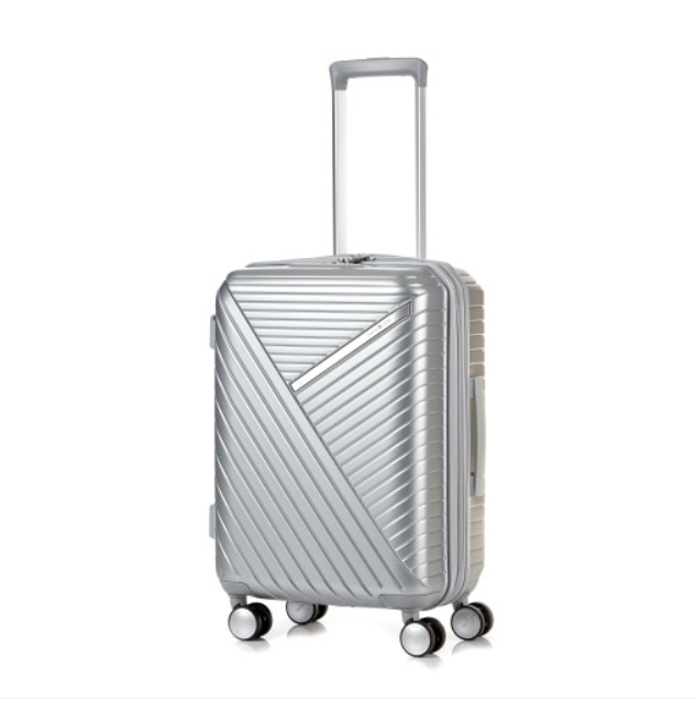 샘소나이트캐리어 기내용 경량 50cm(20인치) 캐리어 확장형 여행 가방 소형 실버