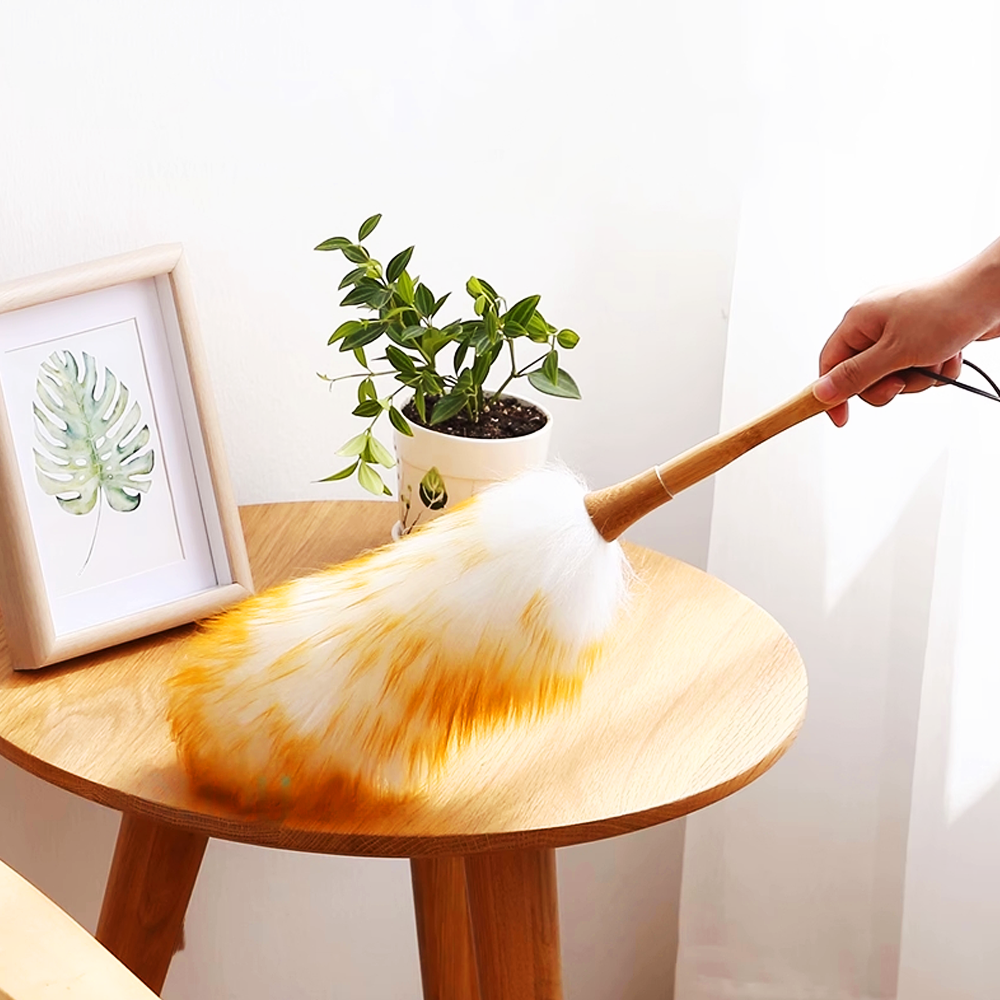 에이비박스 고급 양모 촘촘하고 풍성한 먼지털이개 집안 차량용 먼지 제거 청소용품