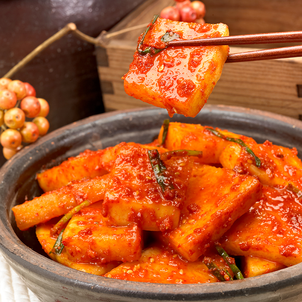 참가득 아삭한 경상도식 석박지 비지미 1kg 맛있는 통무 섞박지 깍두기 무 김장 김치주문 - 상세 이미지 2