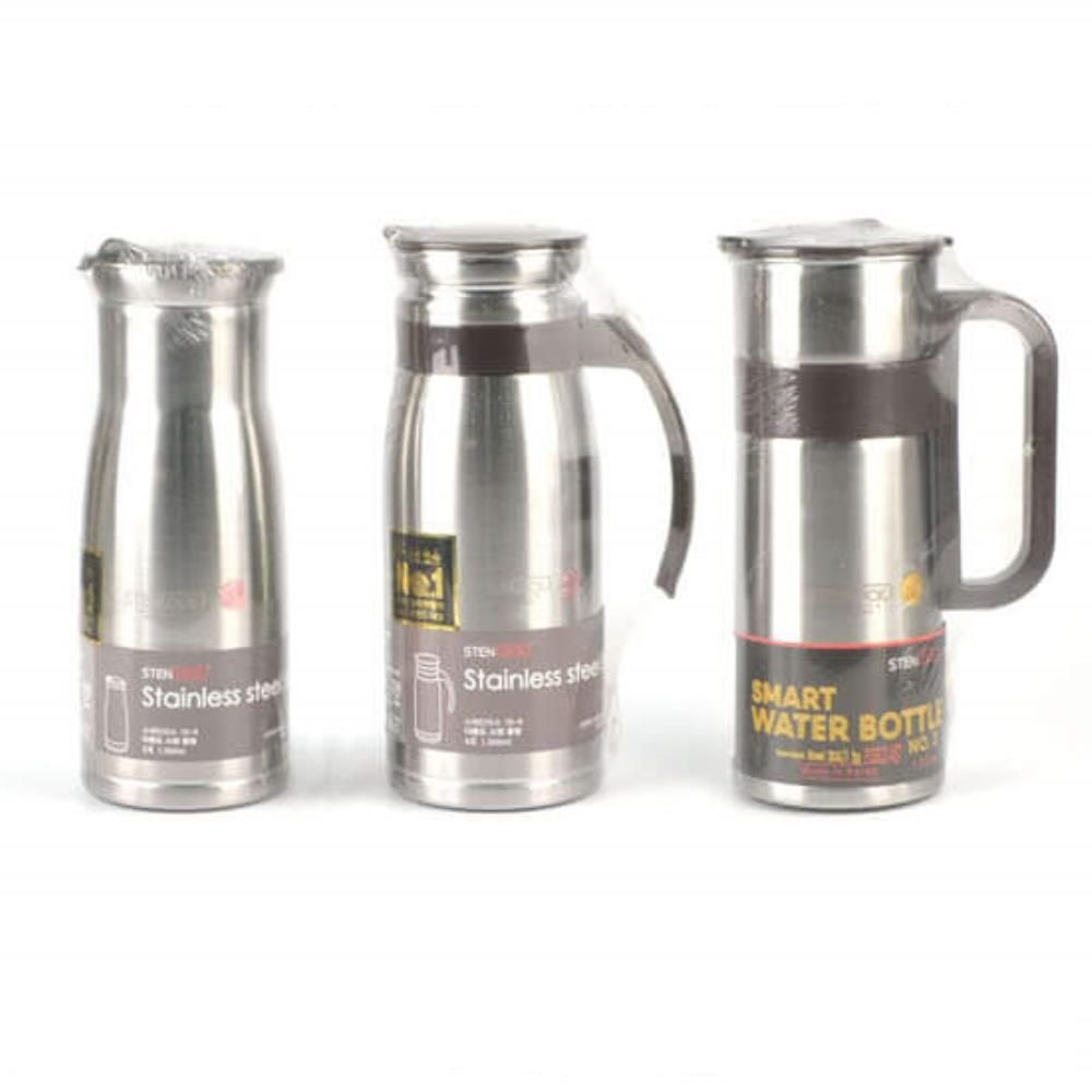 4호(1300ml) 스테인레스 업소용물병 주방 카페 보틀추천 식당물통 가정용물병 : 소랑샵
